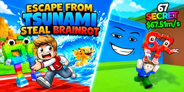 Steal and Run: Brainrot Tsunami
